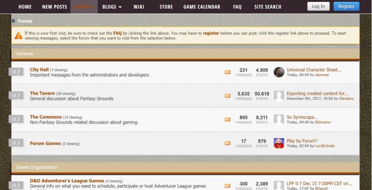 Fantasy Grounds Forums