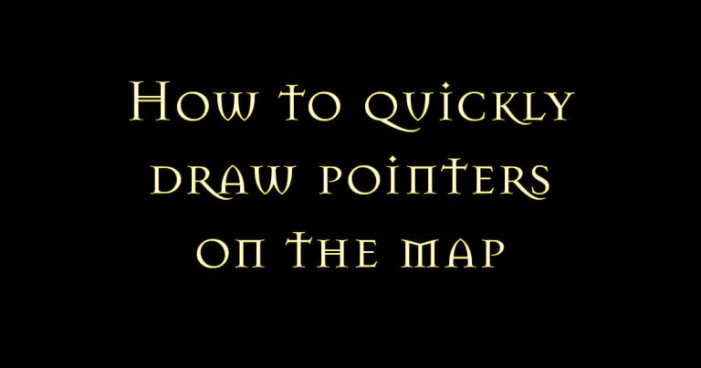 How to draw pointers on the map in Fantasy Grounds