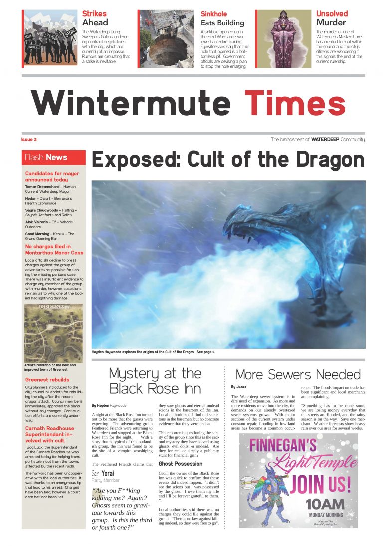 The Wintermute Times Issue 2