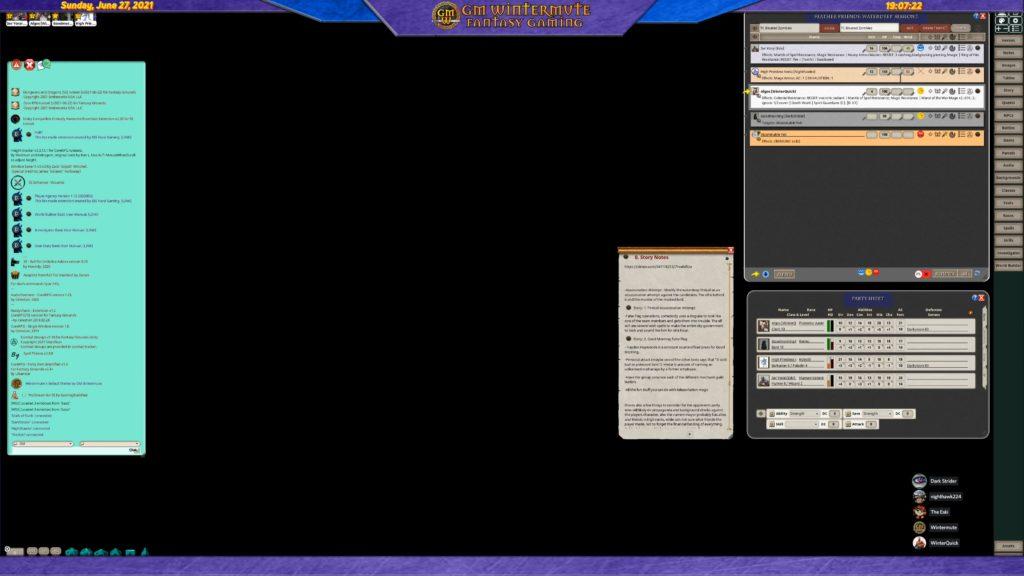 Feathered Friends Waterdeep Session 7