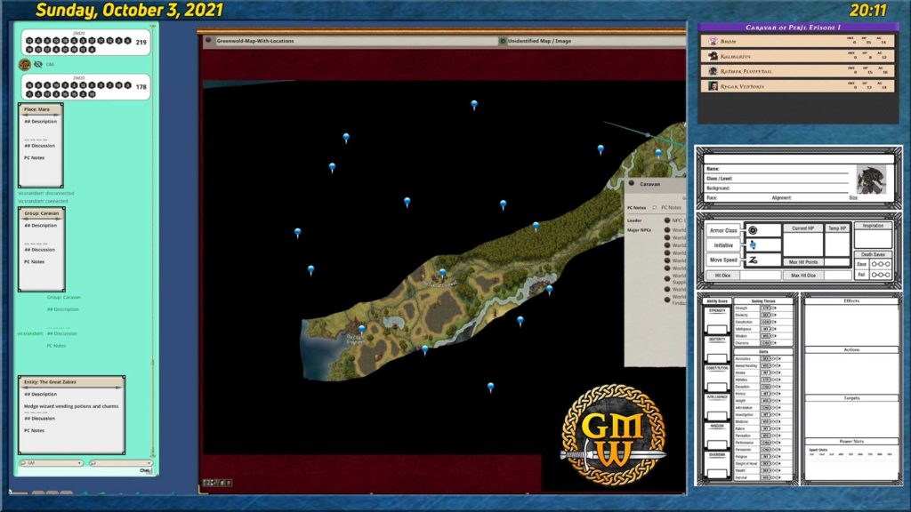 Caravan of Peril Session 1 – Meeting Findazzle
