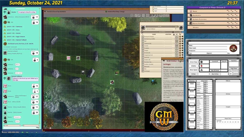 Caravan of Peril Session 3 – Fighting the Elves