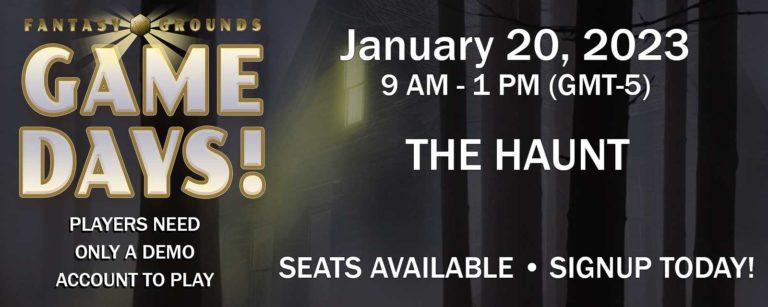 The Haunt 1/20/2023