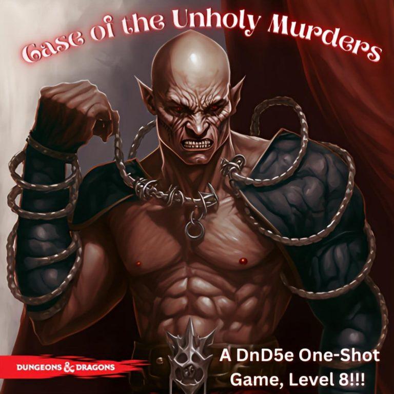 FG-Con 2022 – Case of the Unholy Murders