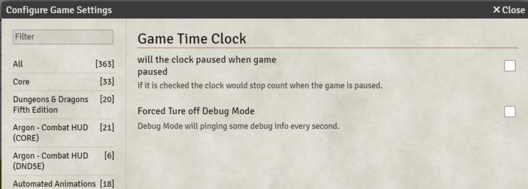 Game Time Clock