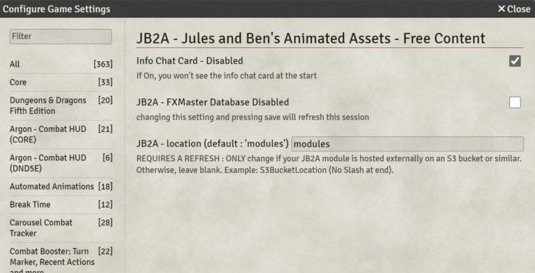 JB2A – Animated Assets