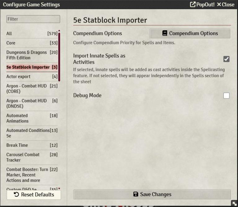 Foundry VTT 8 Unleash the Horde with Ease: A Look at the 5e Statblock Importer Module for Foundry VTT