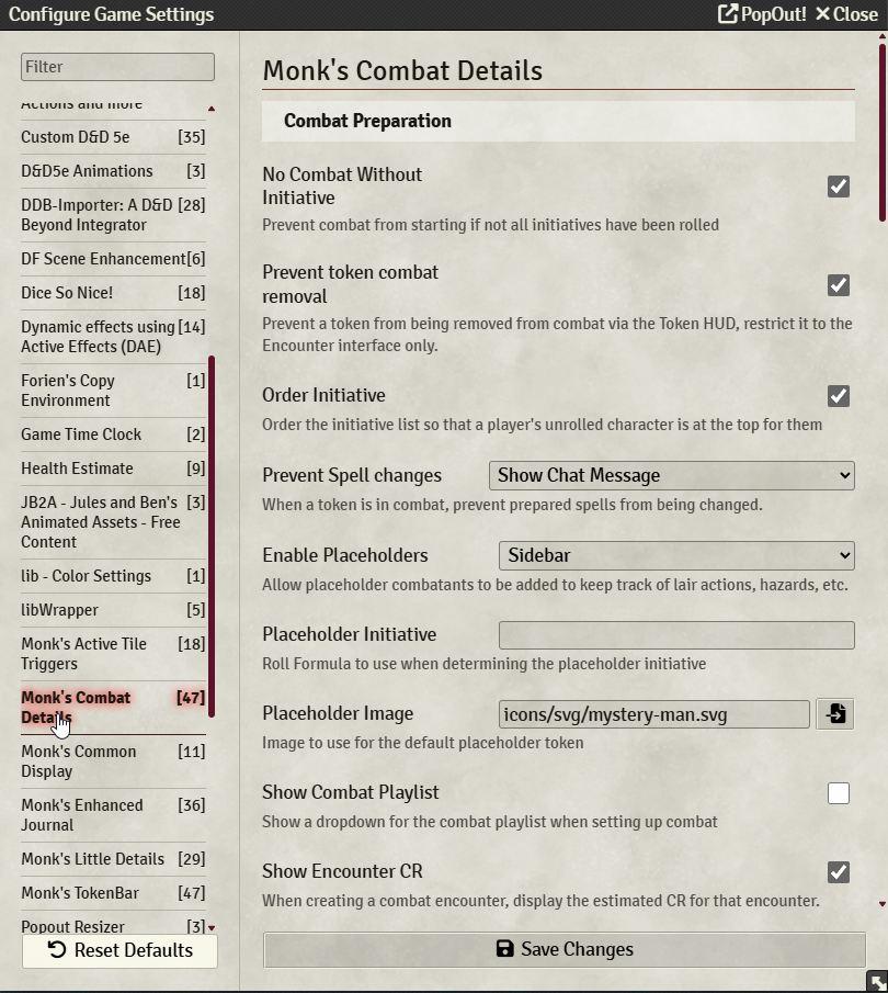 Flow Like Water, Strike Like Lightning: Exploring Foundry VTT's Monk Combat Details Module 1 monks combat details 1