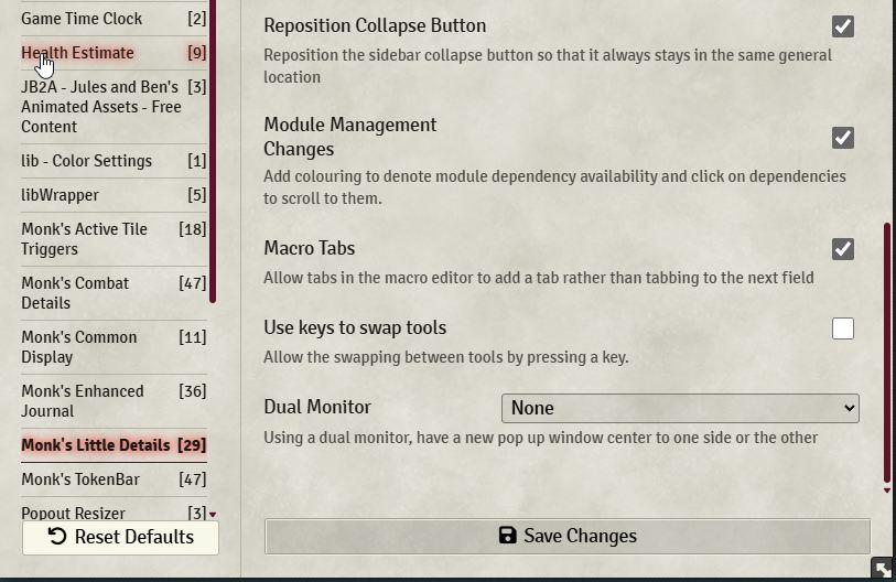 Sprinkle Some Magic: Exploring Foundry VTT's Monk's Little Details Module 4 monks little details 4