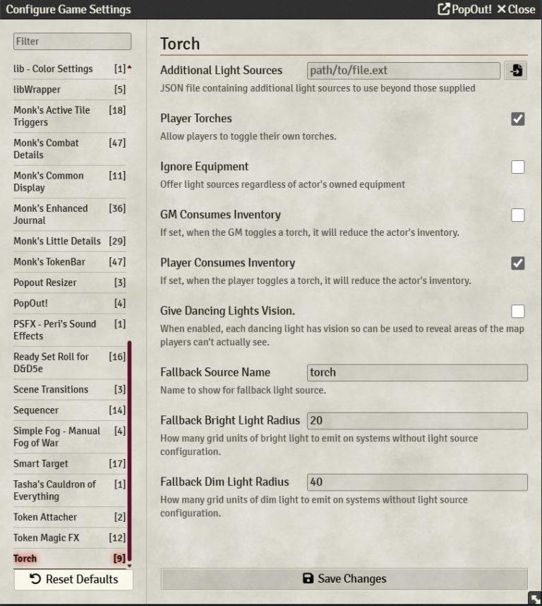 Lighting Up the Darkness: A Look at the Torch Module for Foundry VTT